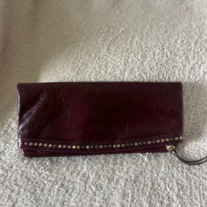 HOBO Burgundy Wallet Clutch